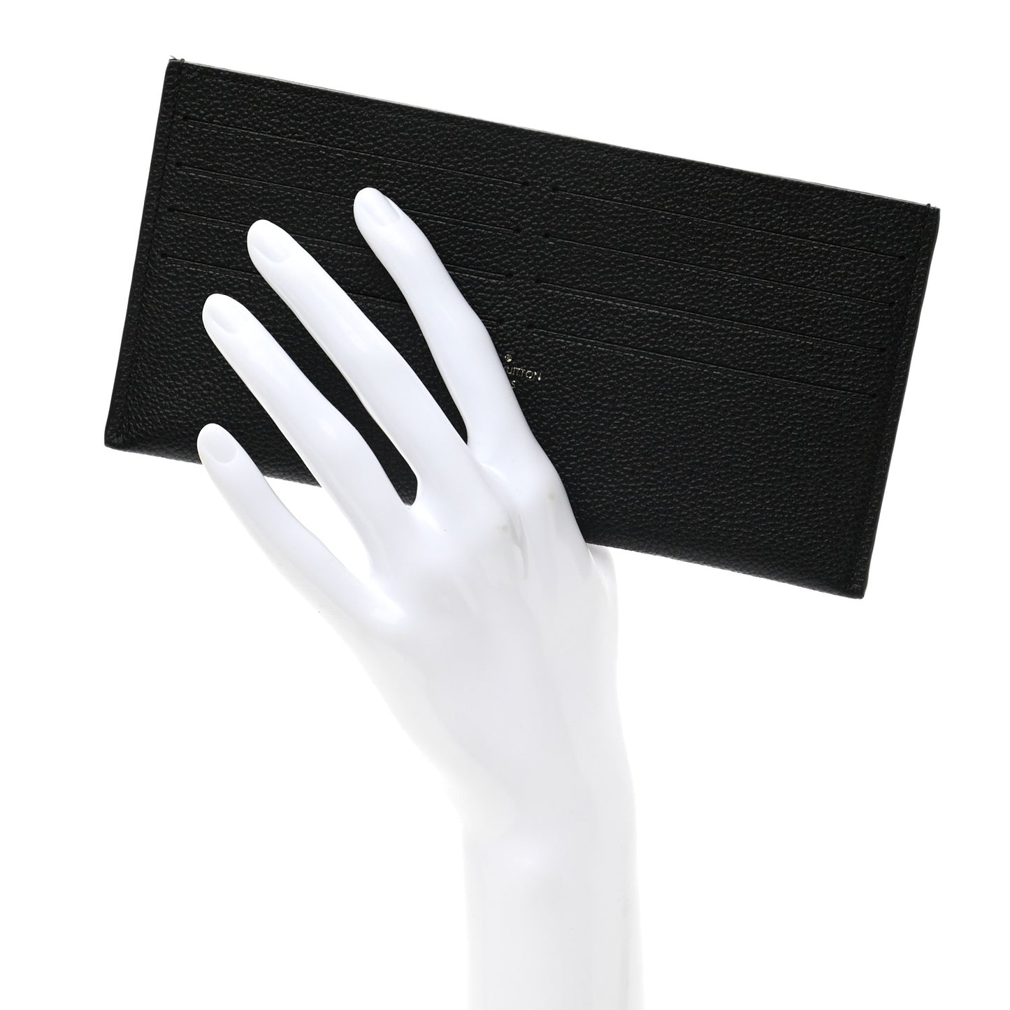 Calfskin Felicie Card Holder Insert Black