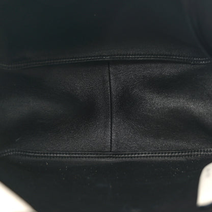 Prada Vitello Daino Soft Mini Dynamique Tote Talco Black 5 of 11