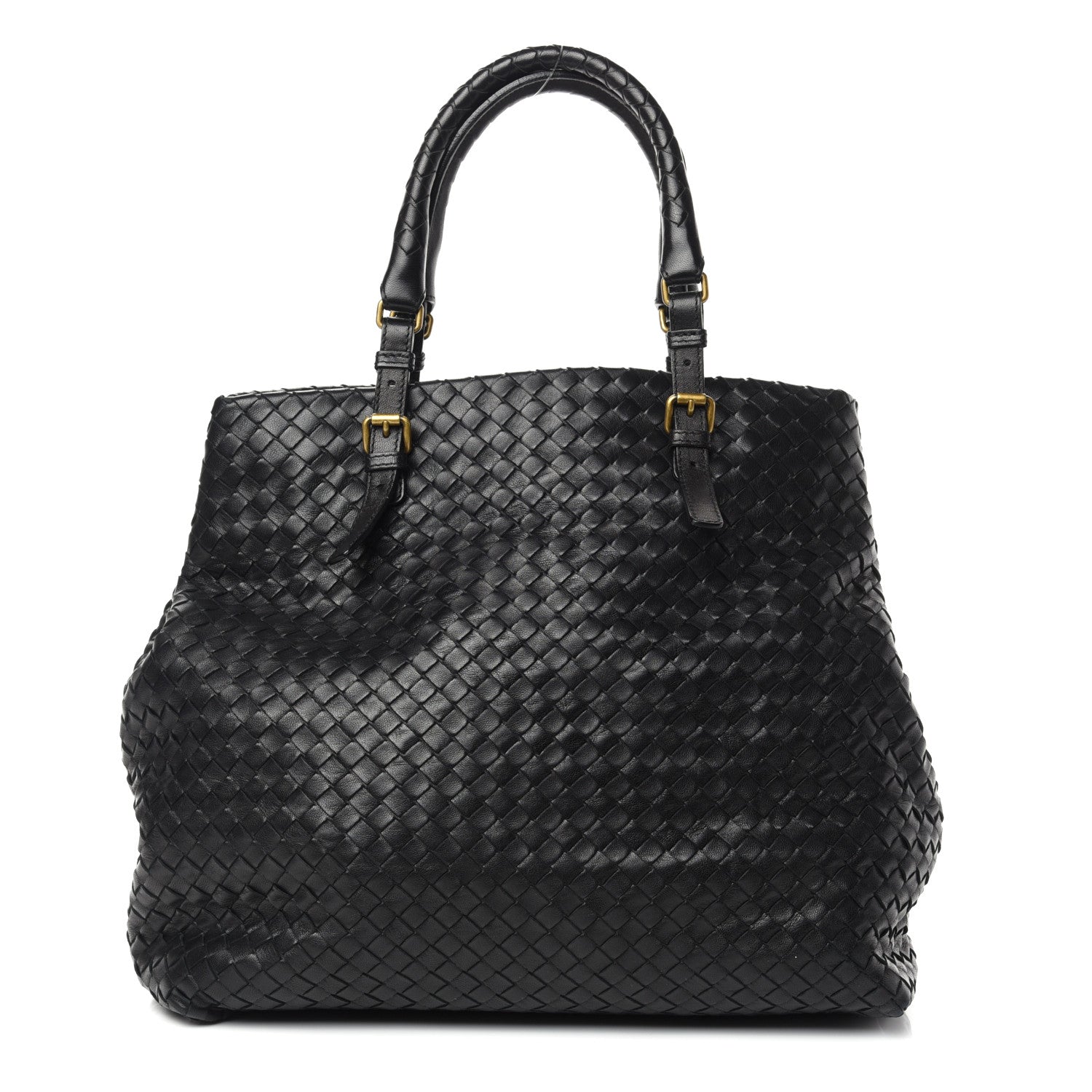 Bottega Veneta Nappa Intrecciato Medium Seamless Tote Black 1 of 9