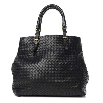 Bottega Veneta Nappa Intrecciato Medium Seamless Tote Black 1 of 9