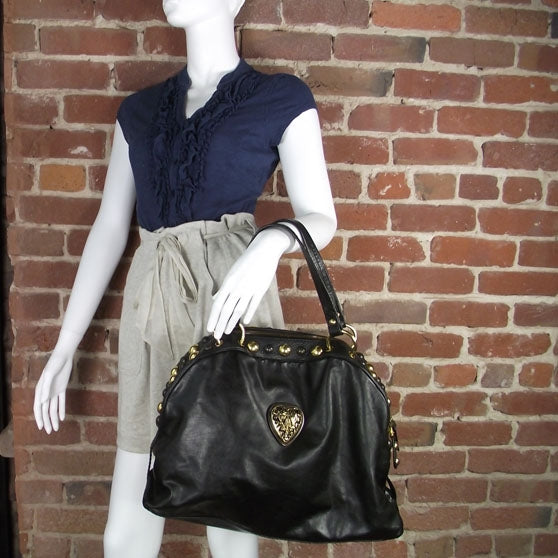 Leather Large Babouska Dome Bag