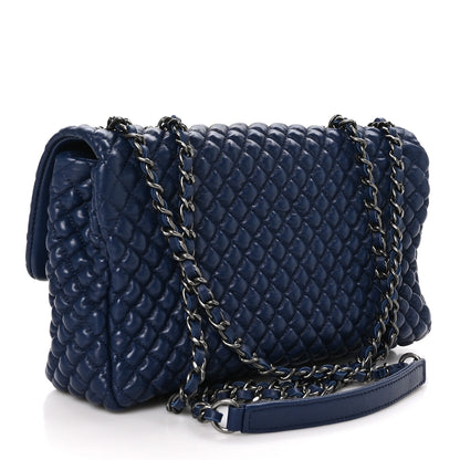 Chanel Calfskin Micro Quilted Small Flap Navy 3 of 11
