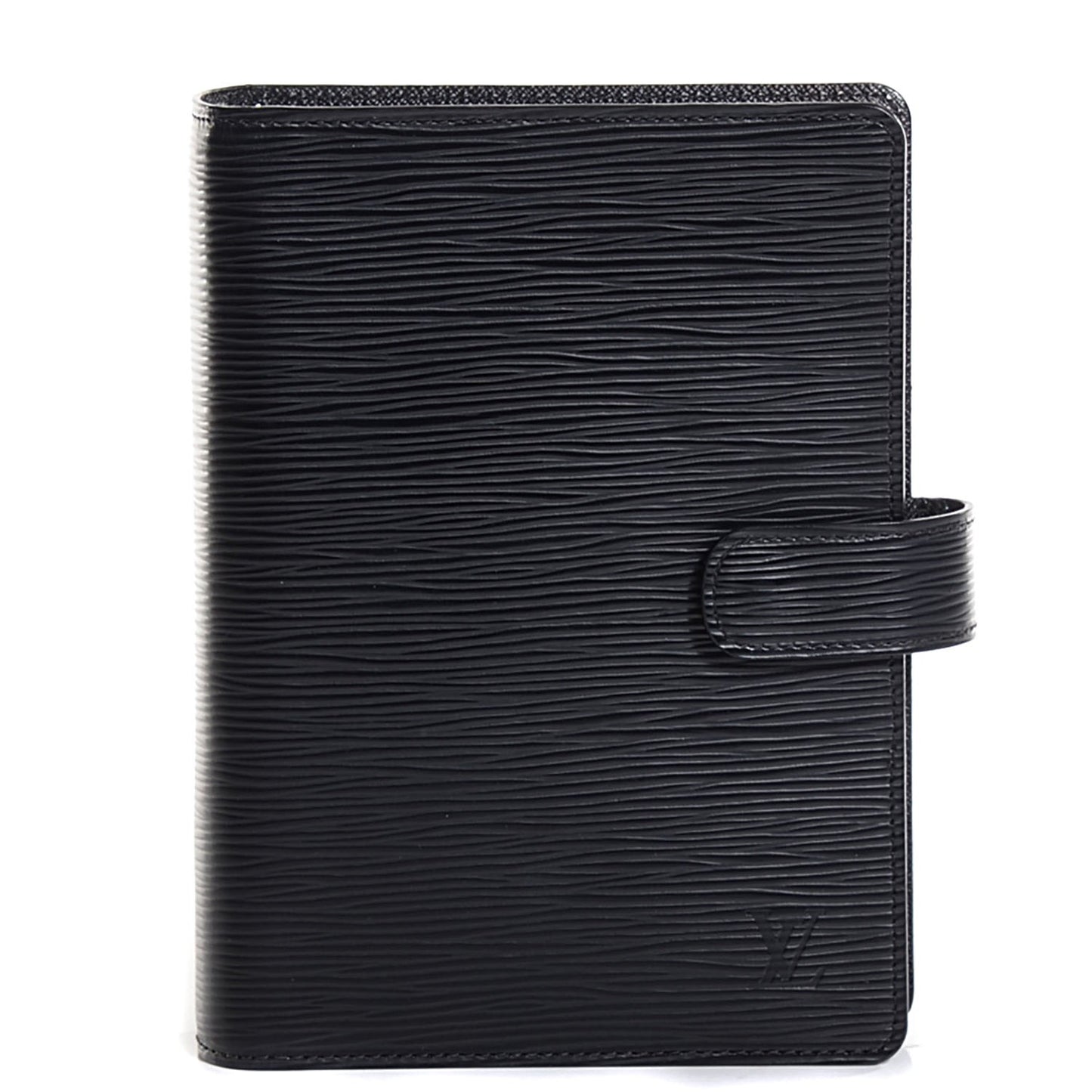 Epi Medium Ring Agenda Cover Black