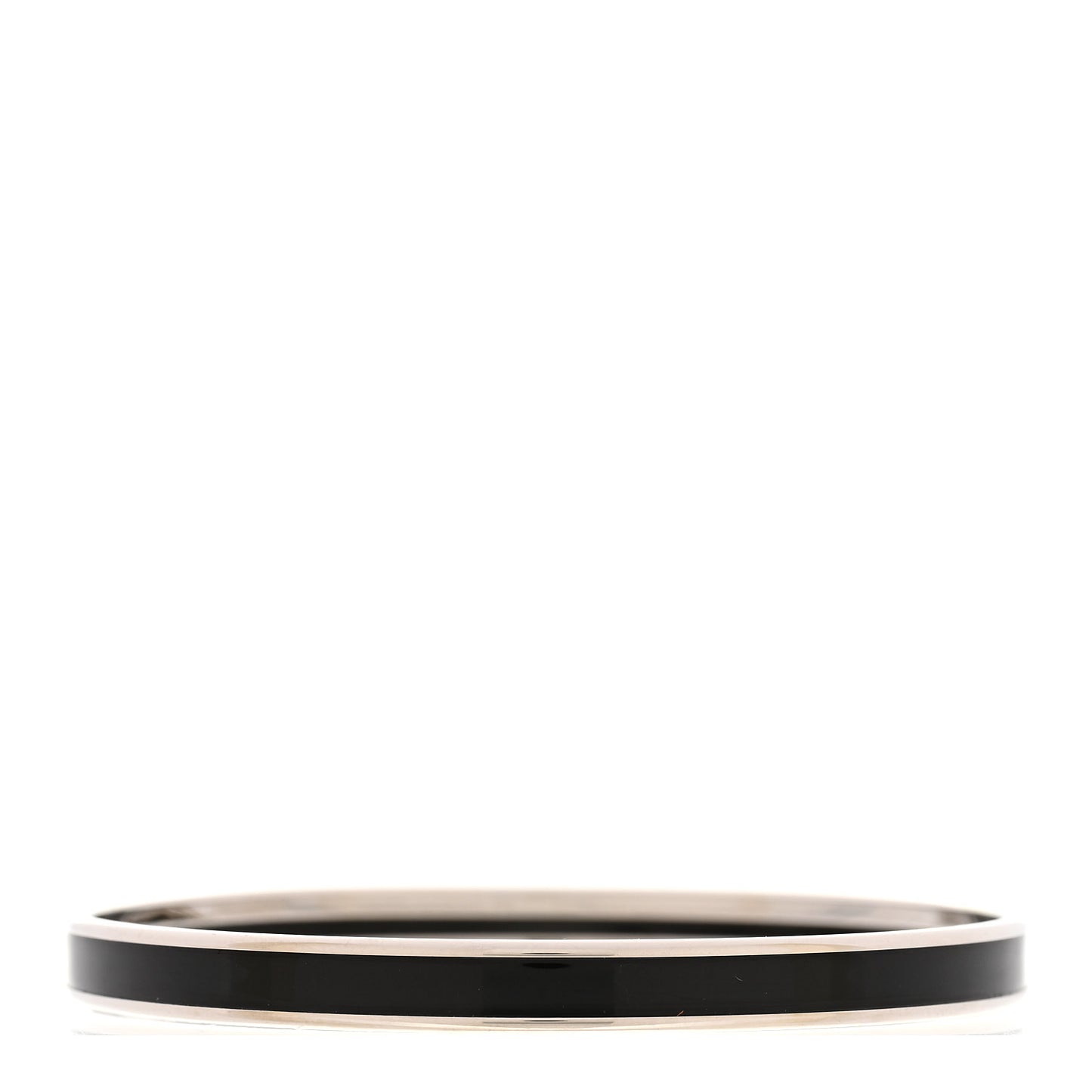 Enamel Printed Extra Narrow Uni Bracelet 62 Black