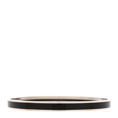 Hermes Enamel Printed Extra Narrow Uni Bracelet 62 Black 3 of 6