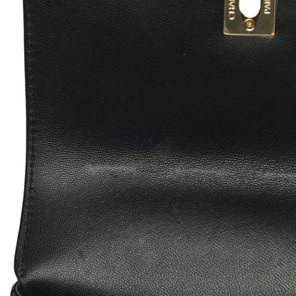 Chanel Goatskin Quilted Rainbow Extra Mini Coco Handle Flap Black 12 of 12