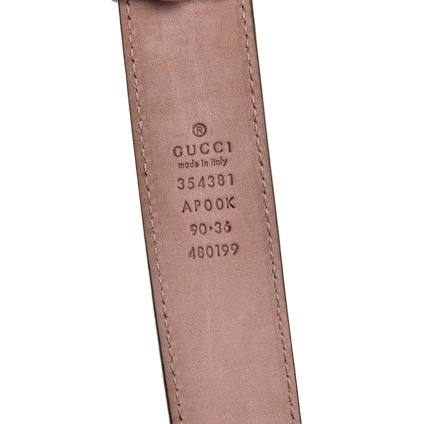 Calfskin Crystal Interlocking G Belt 90 36 Pink