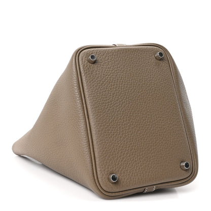 Hermes Taurillon Clemence Picotin Lock 18 PM Etoupe 3 of 10