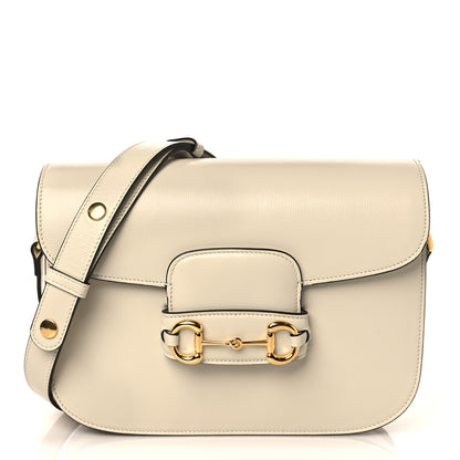 Gucci Azalea Calfskin Horsebit 1955 Shoulder Bag Mystic White 1 of 9