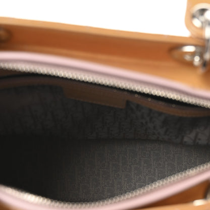 Christian Dior Patent Cannage Large Lady Dior Dark Beige 5 of 9