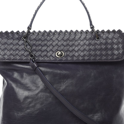 Bottega Veneta Intrecciato Large Plume Tote Ink 8 of 14