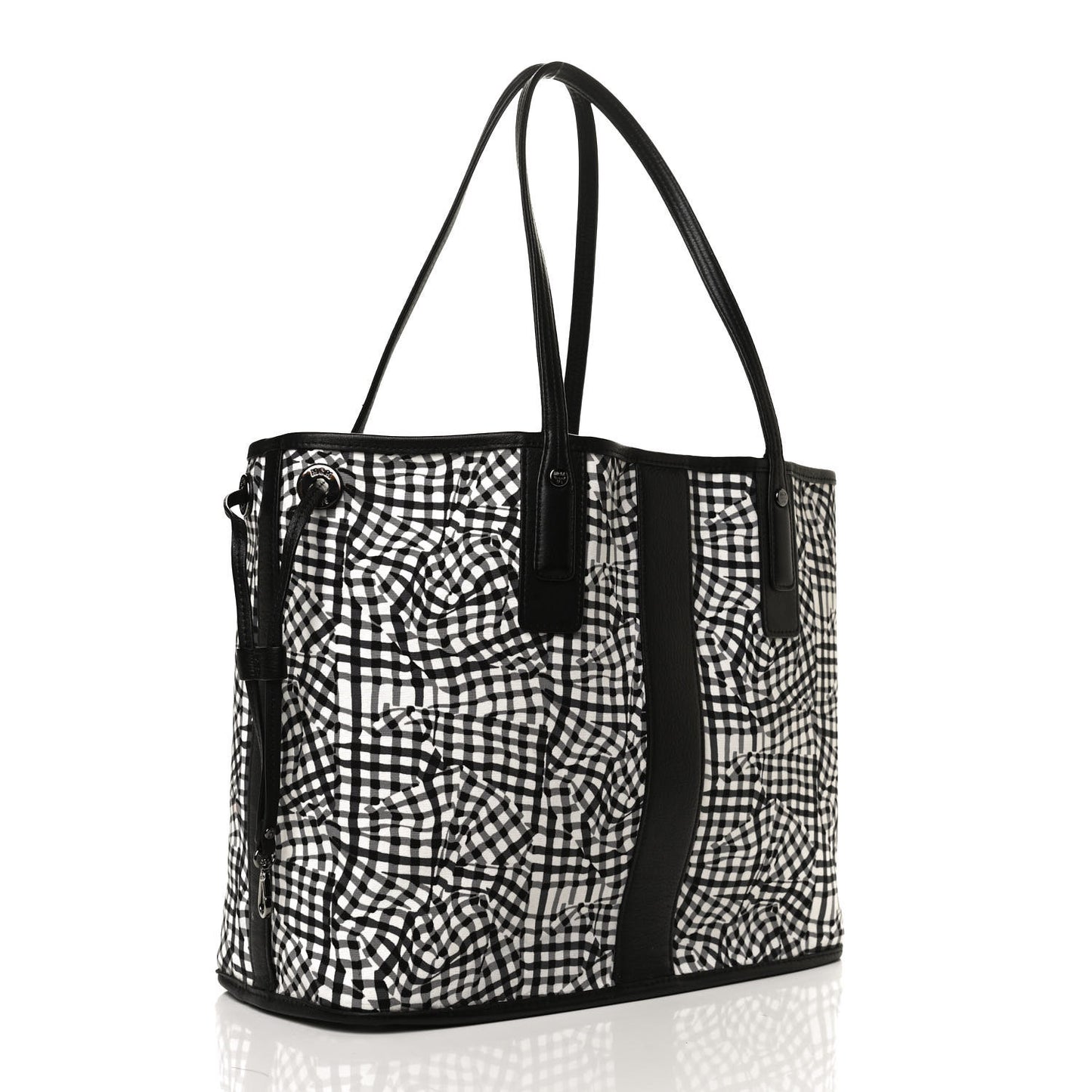 Visetos Medium Liz Reversible Shopper Tote Black