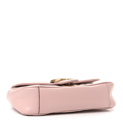 Gucci Calfskin Matelasse Mini GG Marmont Shoulder Bag Perfect Pink 4 of 11