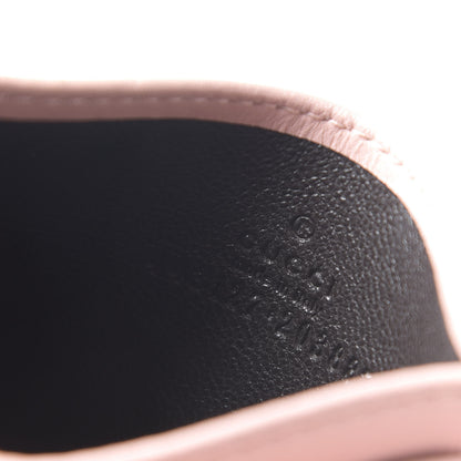 Gucci Calfskin Matelasse GG Marmont Card Holder Perfect Pink 5 of 6