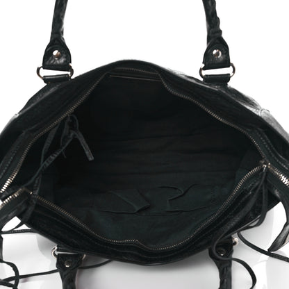 Balenciaga Agneau Classic Silver Hardware City Black 5 of 11