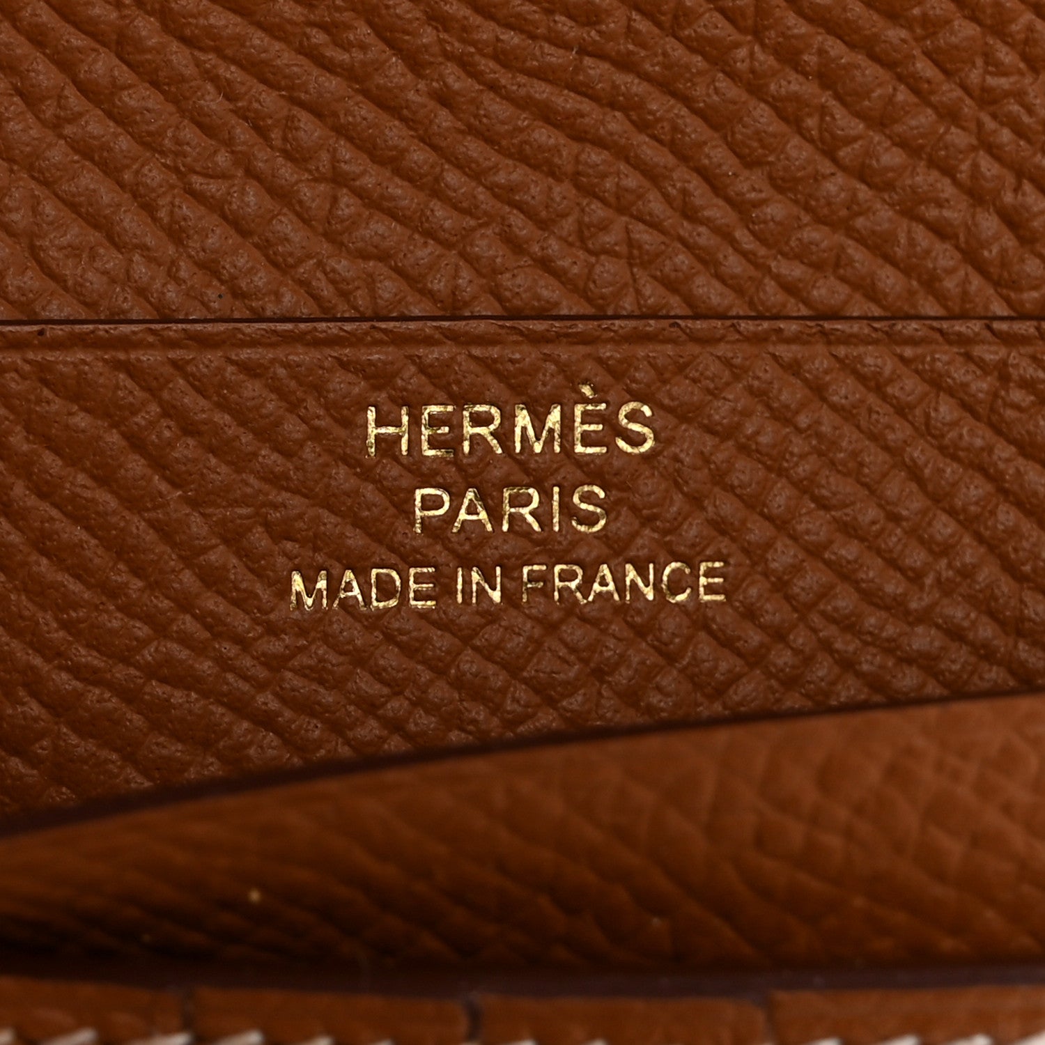 Hermes Epsom Bearn Compact Wallet Gold 6 of 8