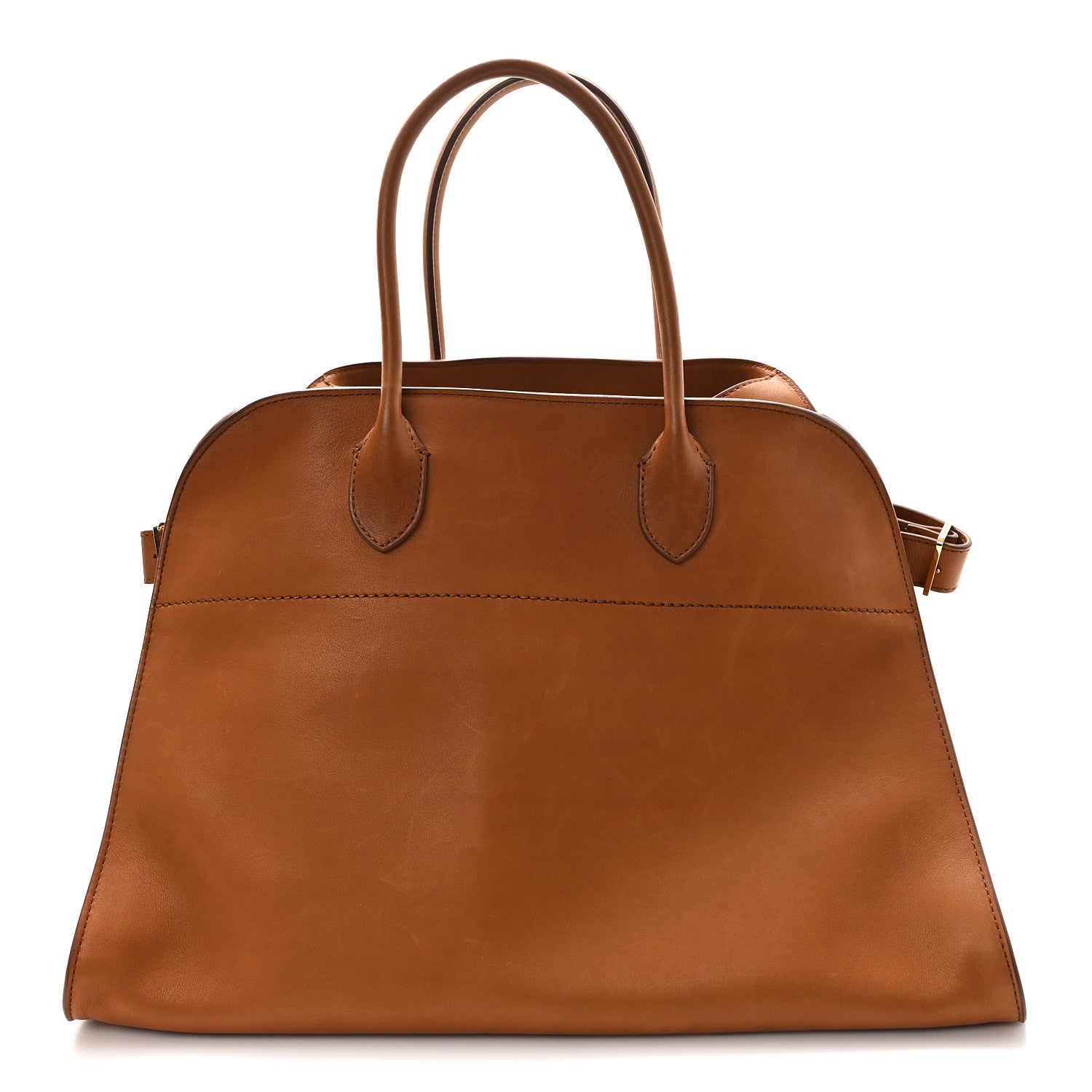 The Row Polished Saddle Calfskin Soft Margaux 15 Cuir 1 of 9
