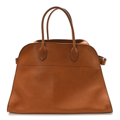 The Row Polished Saddle Calfskin Soft Margaux 15 Cuir 1 of 9