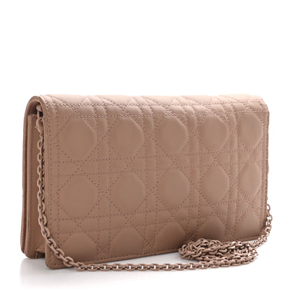 Christian Dior Ultra Matte Calfskin Cannage Lady Dior Clutch Fard 4 of 11