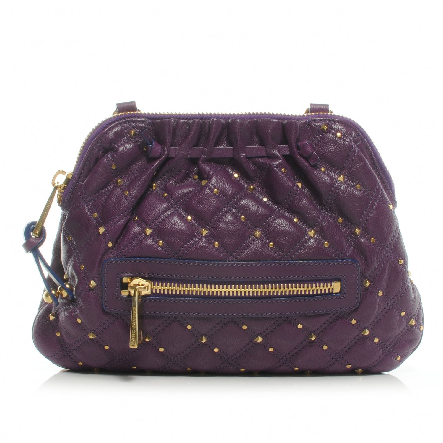 Marc Jacobs Quilted Leather Stardust Rock Shoulder Bag Purple 1 of 7