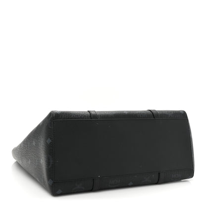 MCM Visetos Toni Shopper Tote Black 4 of 10