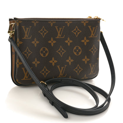 Louis Vuitton Reverse Monogram Giant Double Zip Pochette 3 of 9