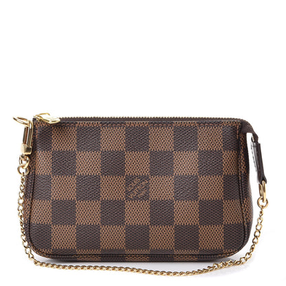 Louis Vuitton Damier Ebene Mini Pochette Accessories 1 of 8