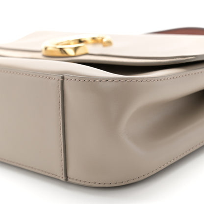 Chloe Shiny Calfskin Suede Small C Double Carry Bag Motty Grey 10 of 13