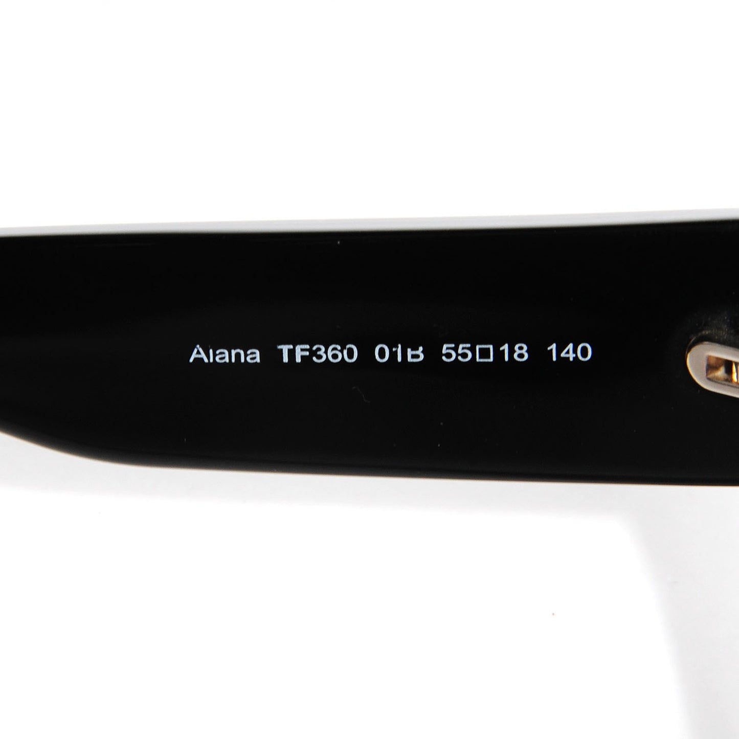 Alana Aviator Round Sunglasses TF360 Black