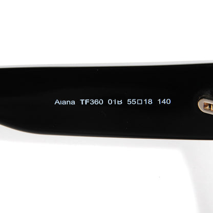 Tom Ford Alana Aviator Round Sunglasses TF360 Black 4 of 7