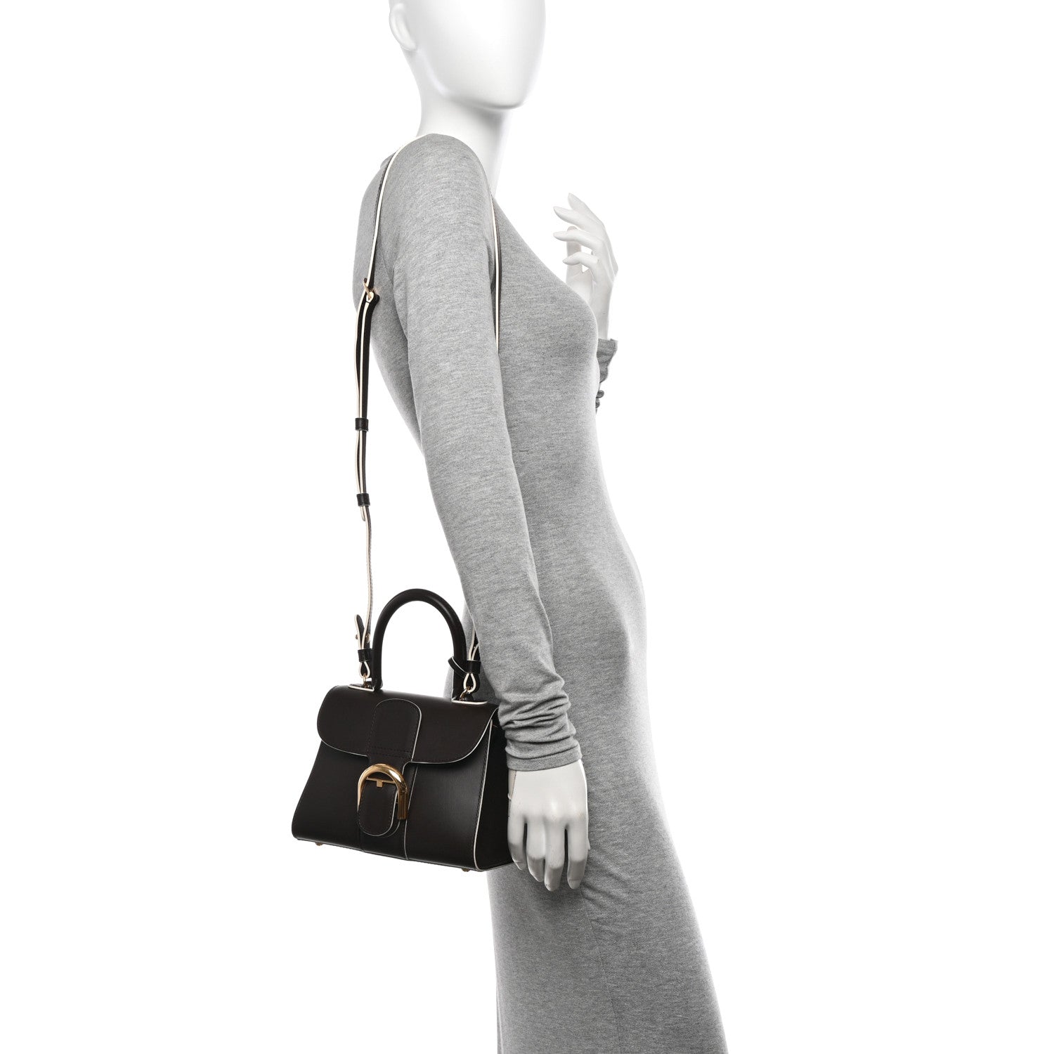 Delvaux Box Calfskin Mini Brillant Satchel Brown 2 of 10