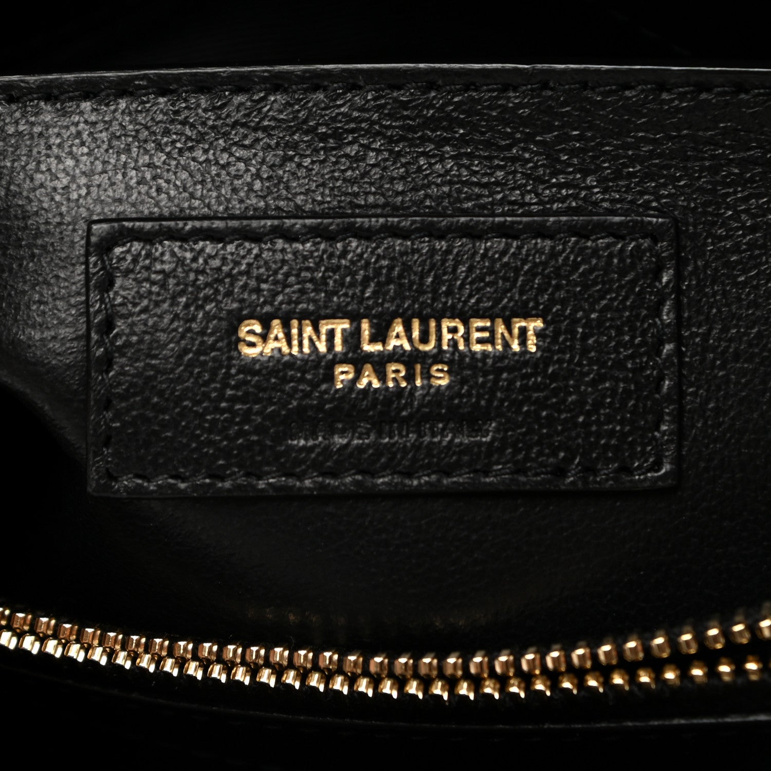 Saint Laurent Calfskin Y Quilted Monogram Small Loulou Chain Satchel Black 7 of 9