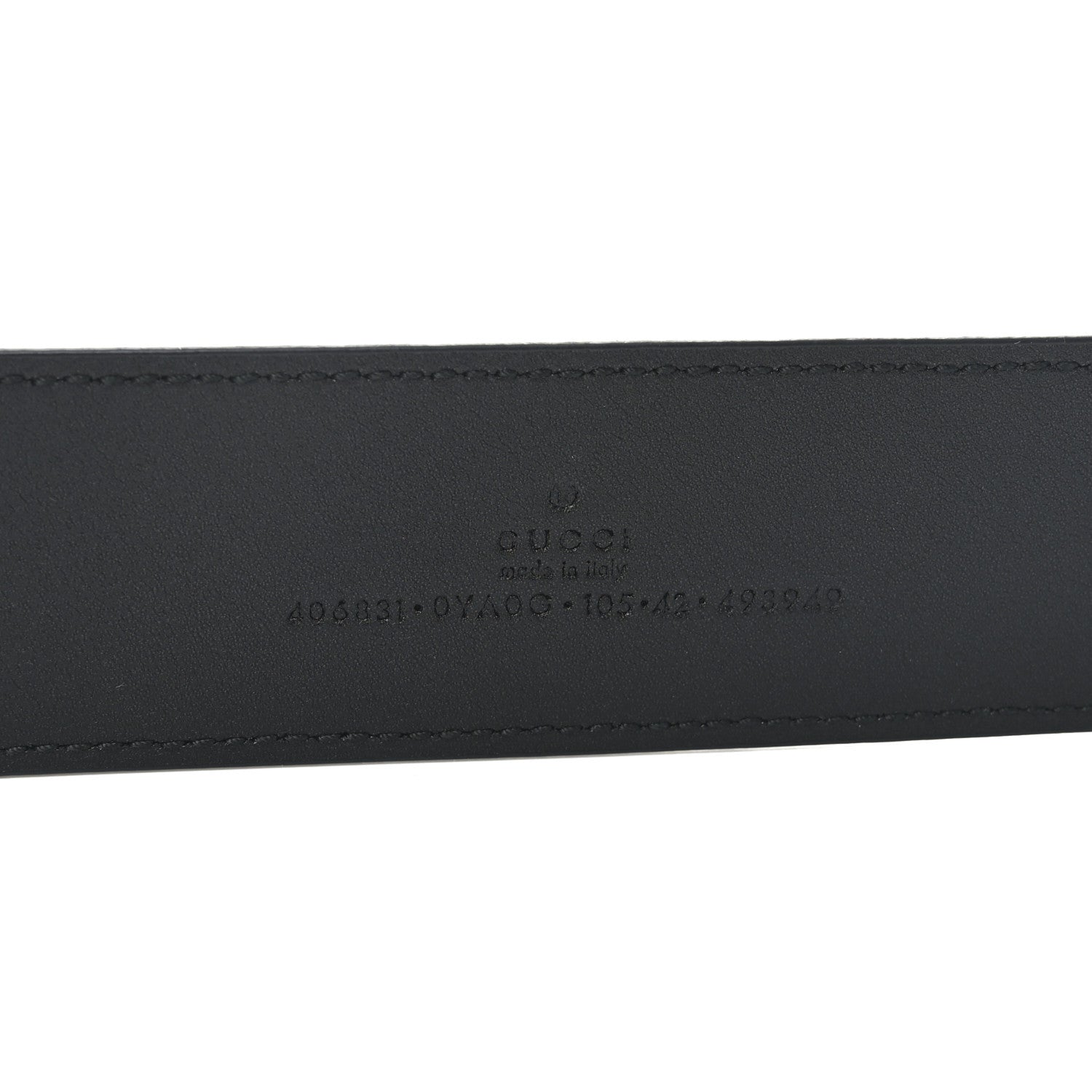 Gucci Plutone Calfskin Double G 40mm Belt 105 42 Black 4 of 4