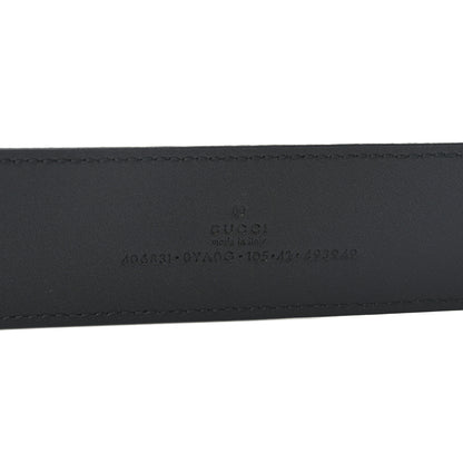 Gucci Plutone Calfskin Double G 40mm Belt 105 42 Black 4 of 4
