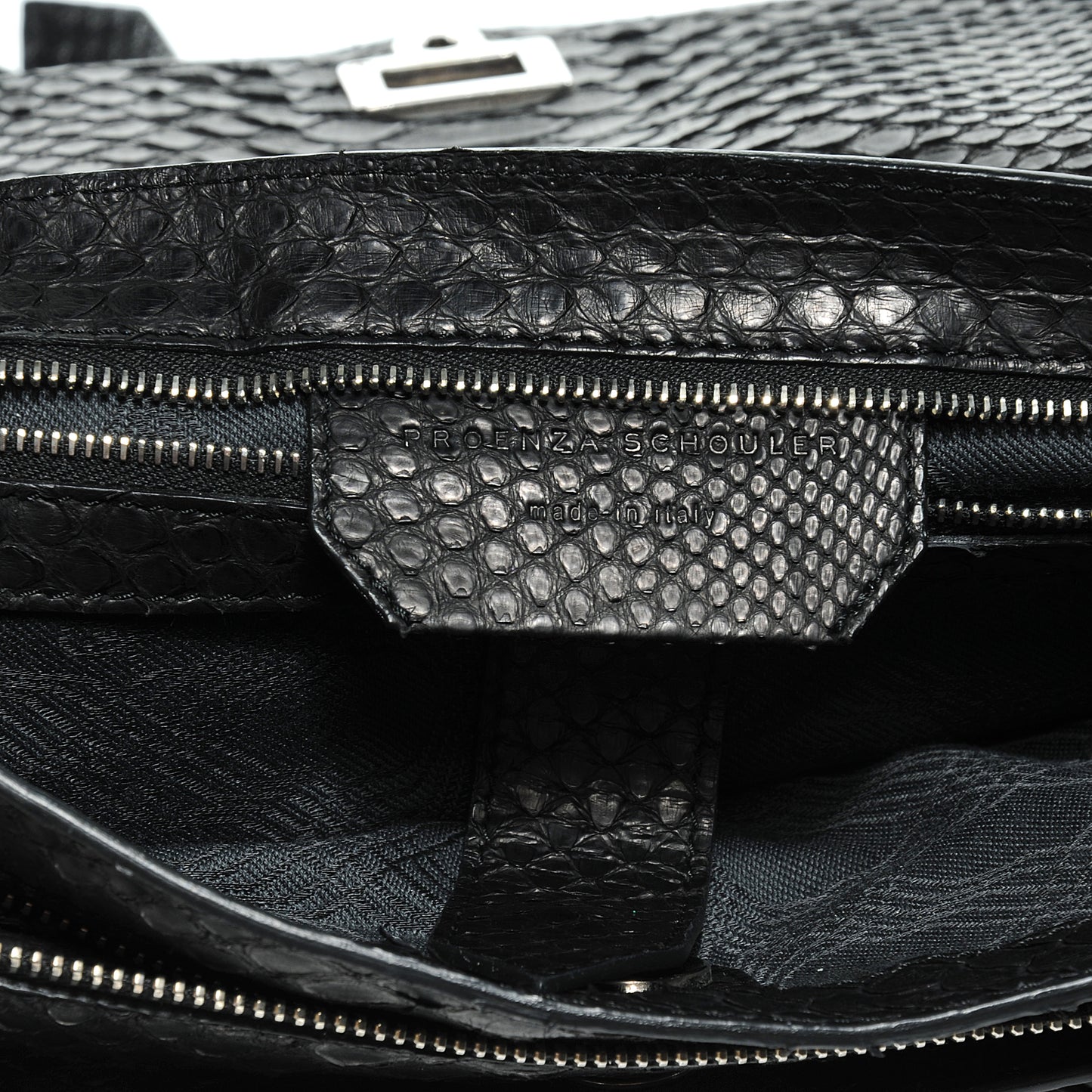 Python PS1 Medium Satchel Black