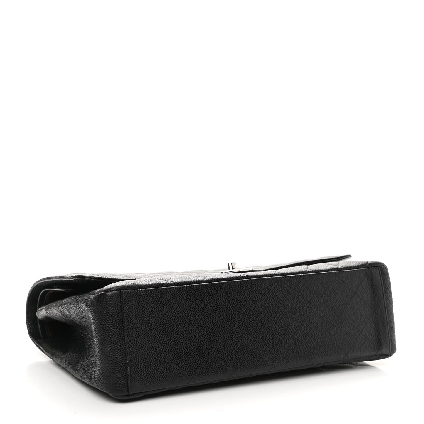 Caviar Quilted Maxi Double Flap Black