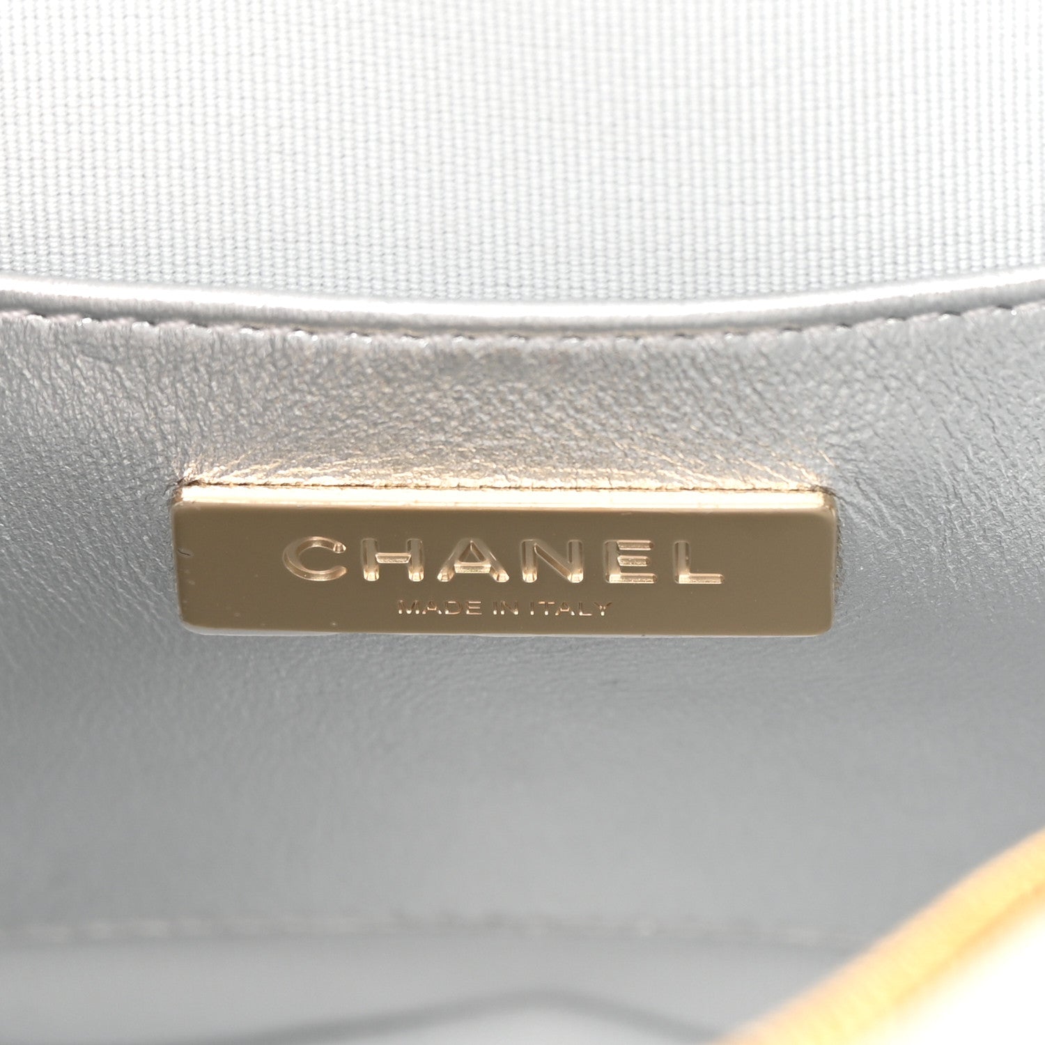 Chanel Metallic Lambskin Walk Of Fame Bag Silver 6 of 12