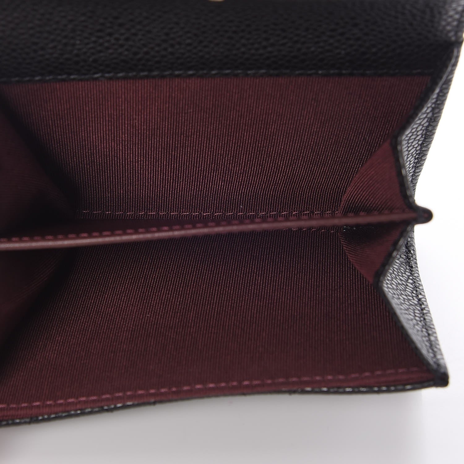 Chanel Caviar Quilted Flap Card Holder Wallet Black 5 of 9