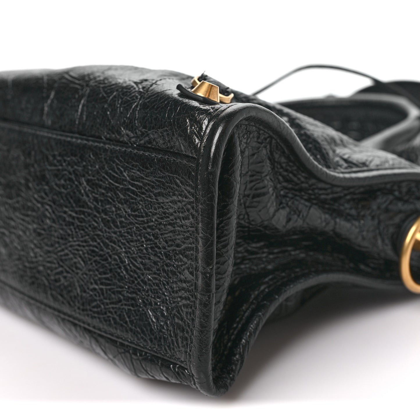 Agneau Arena Gold Hardware Small Le City Black