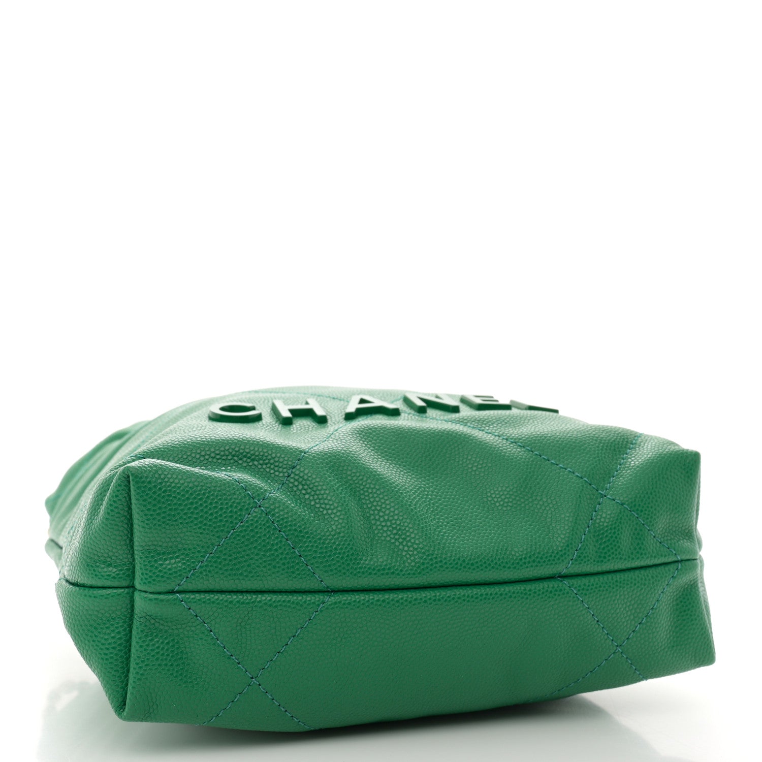 Chanel Shiny Caviar Quilted Mini Chanel 22 Green 4 of 10