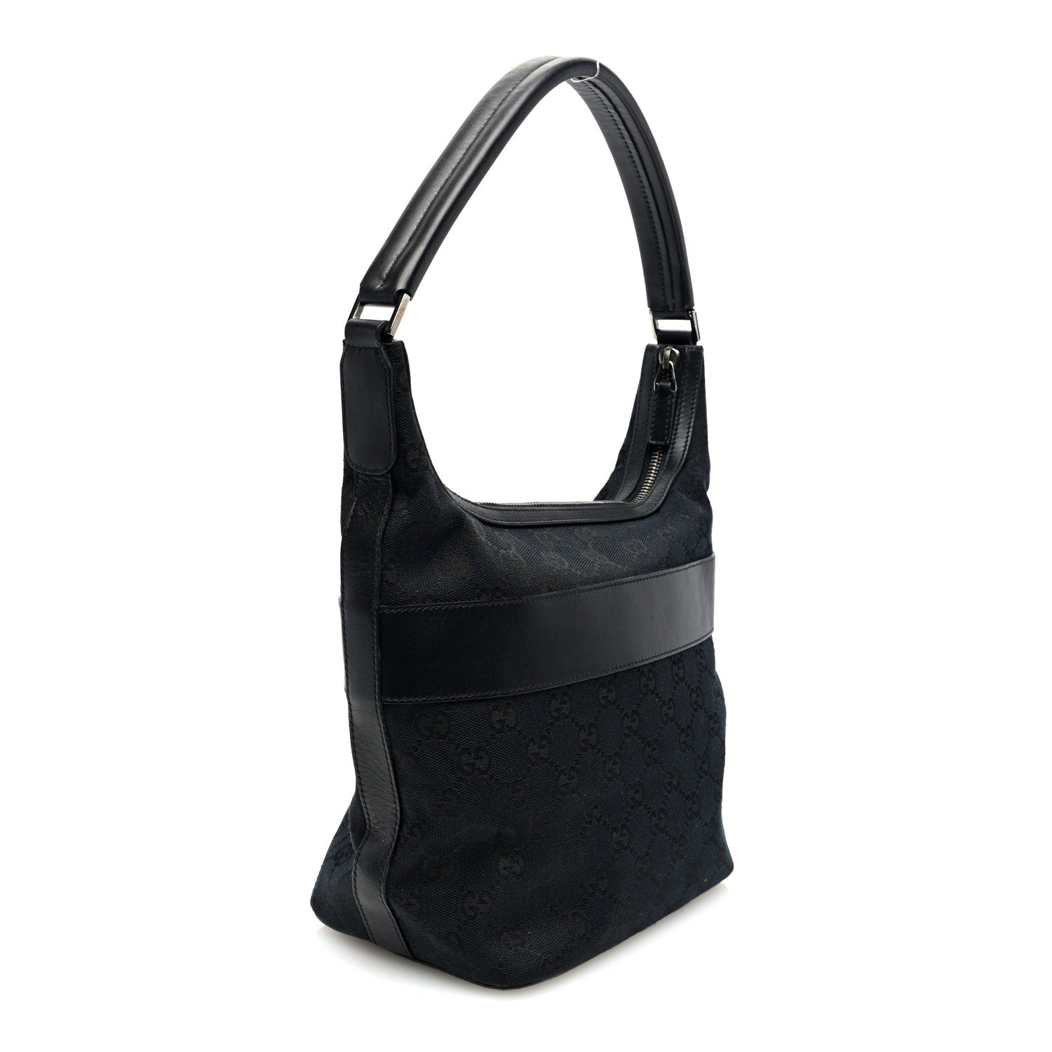 Gucci Monogram Hobo Black 3 of 9