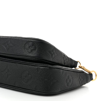 Louis Vuitton Empreinte Monogram Giant Multi Pochette Accessories Black 10 of 10