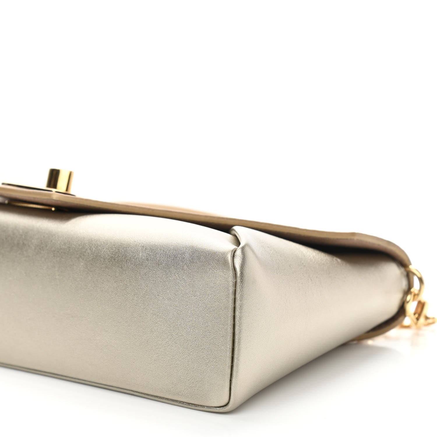 Louis Vuitton Metallic Calfskin Love Note Gold Silver 10 of 10