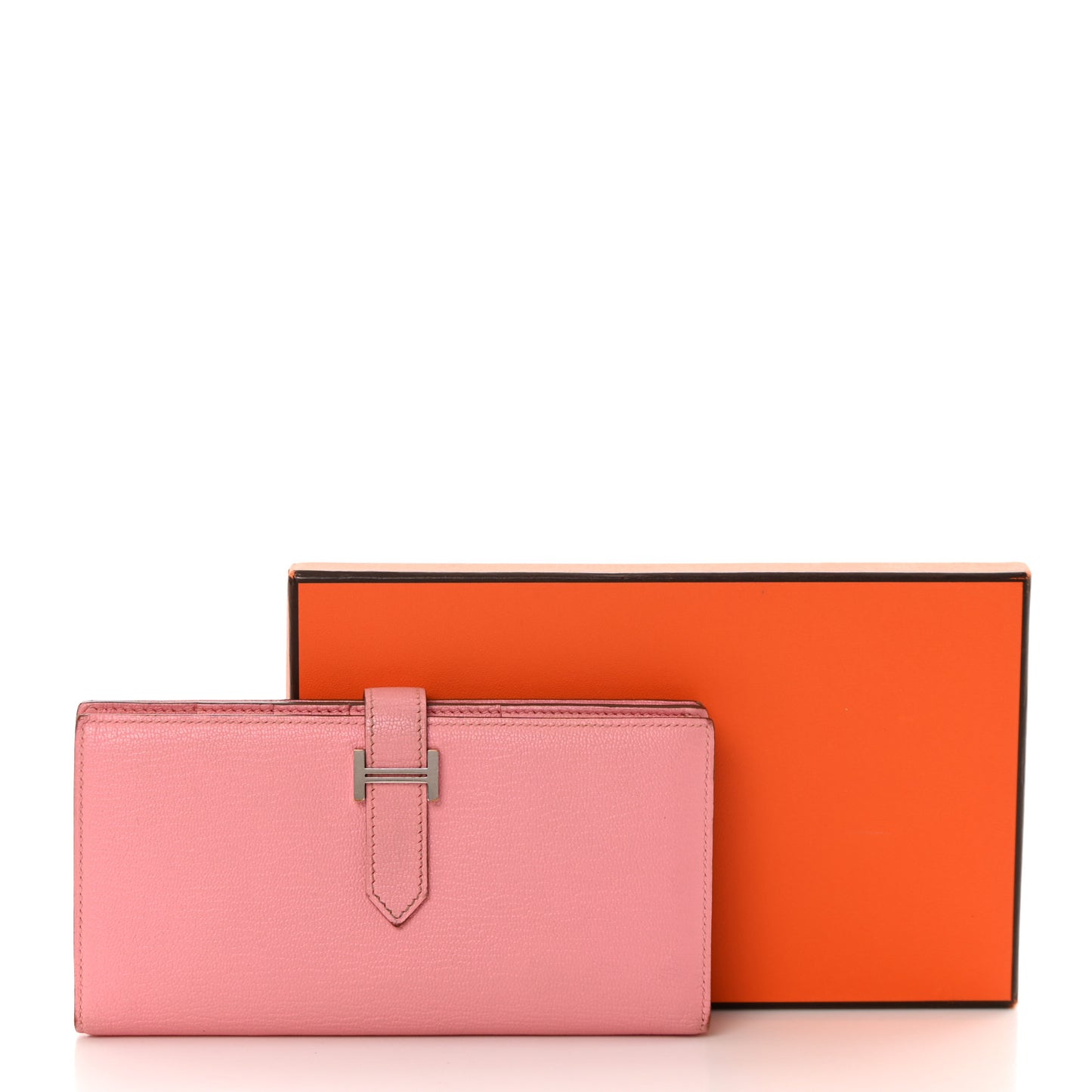 Chèvre Mysore Bearn Gusset Wallet 5P Pink