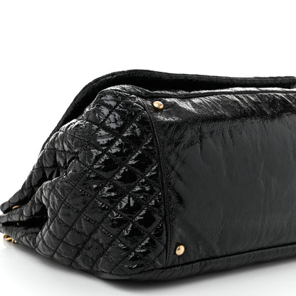 Chanel Vinyl XL Rock and Chain Flap Black 9 of 12