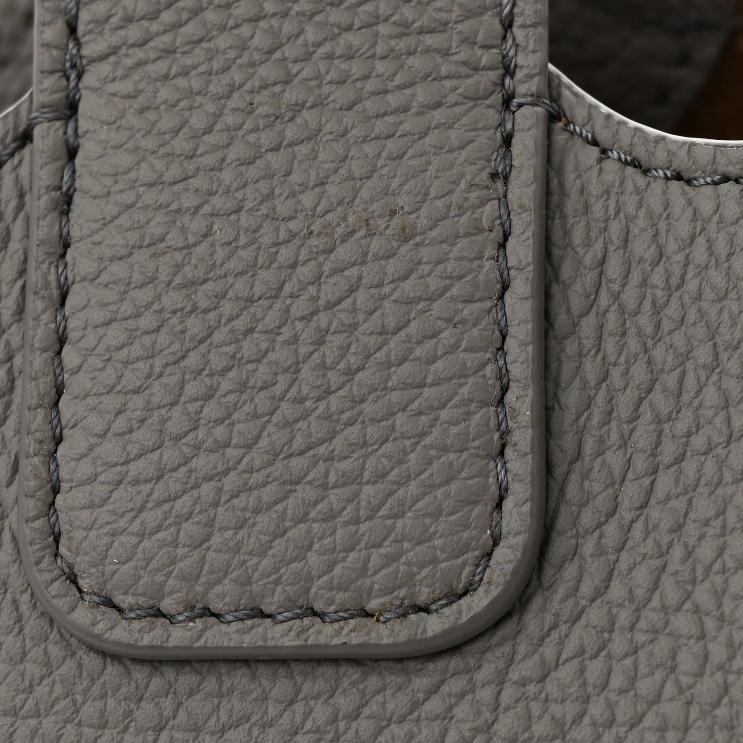 Loewe Soft Grained Calfskin Mini Pebble Bucket Bag Pearl Grey 11 of 11