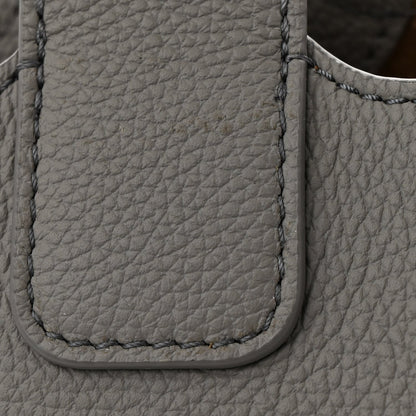 Loewe Soft Grained Calfskin Mini Pebble Bucket Bag Pearl Grey 11 of 11