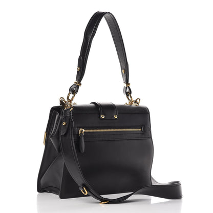 Prada City Calfskin Saffiano Cahier Top Handle Bag Black 3 of 13