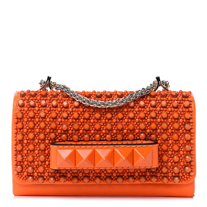 Valentino Garavani Nappa Studded Va Va Voom Shoulder Bag Orange 1 of 13