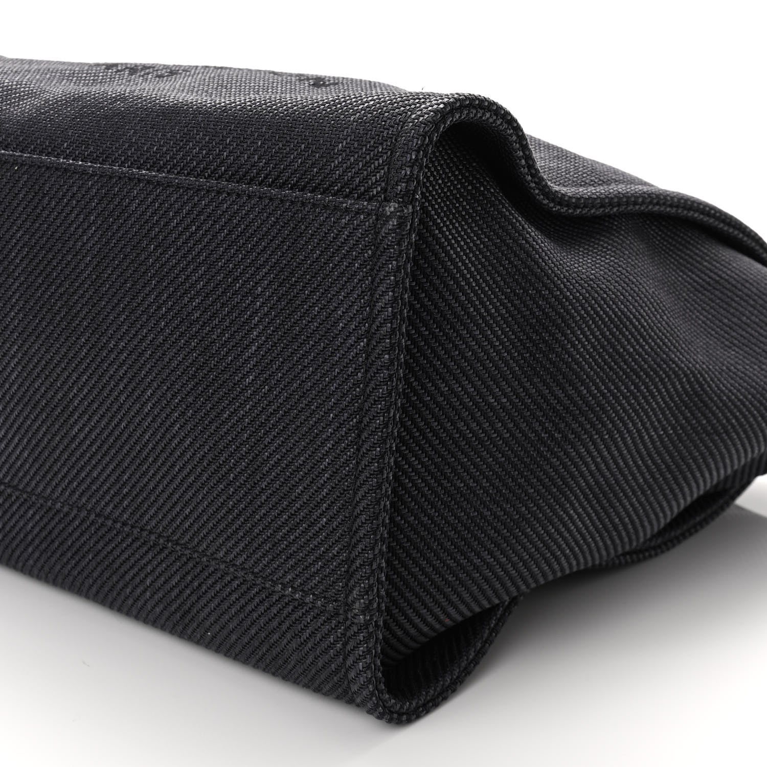 Chanel Canvas Medium Deauville Tote Black 10 of 11